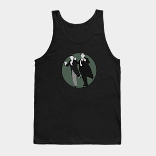 Laurel and Hardy - Sage Green Tank Top